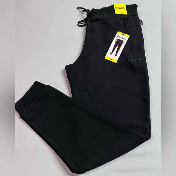 Bench Men's Fleece Joggers With Zip Pockets NWT - Picture 3 of 6